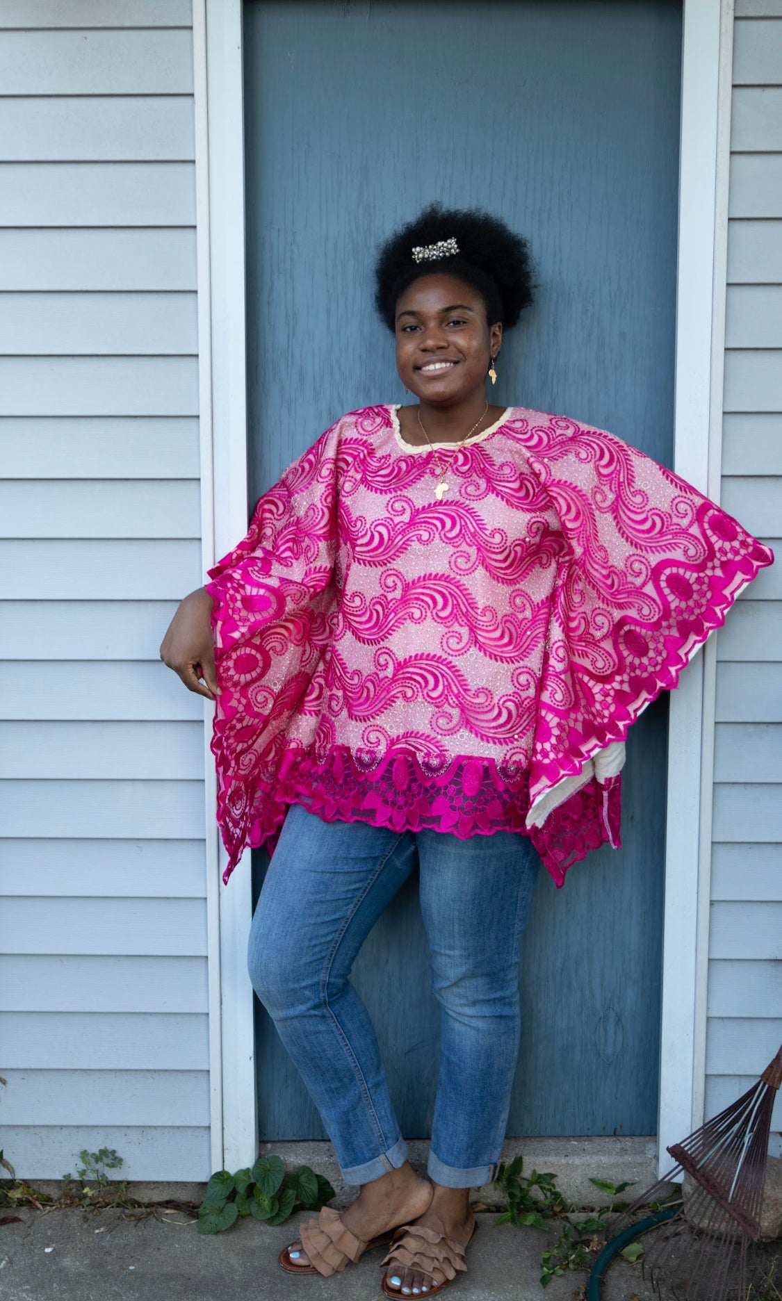 Pink Lace Signature Blouse